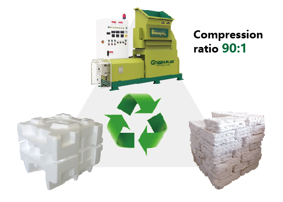 polystyrene-melting-recycling-machine